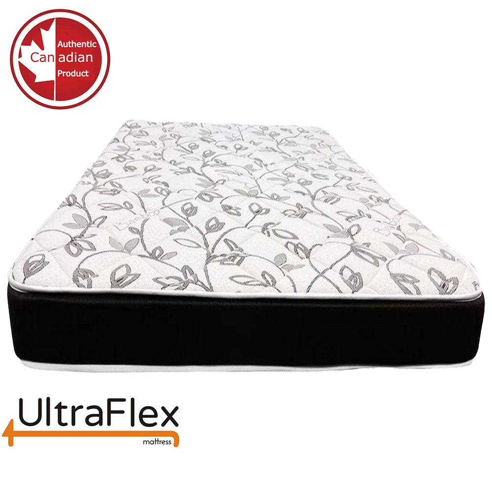 UltraFlex ZENITH- High-Density Pressure Relief Soy Foam, Temperature Regulating Cooling Gel, Spinal Care, Orthopedic Mattress With Posture Support Zones, Eco-Friendly Mattress (Made in Canada) 
