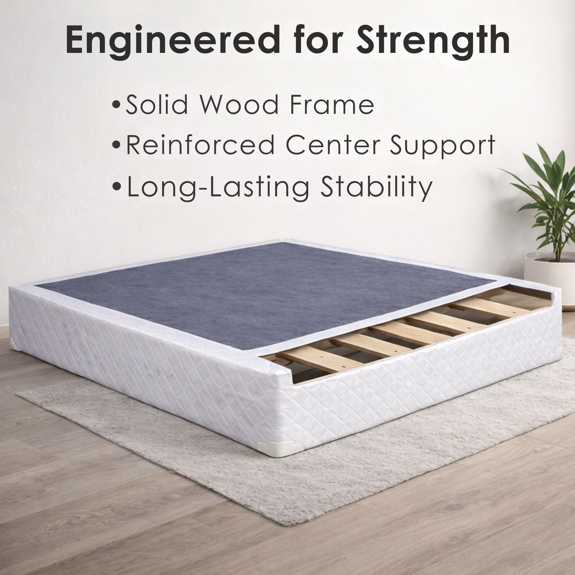 UltraFlex® EUPHORIA 14" Mattress and BoxSpring Set Orthopedic Eurotop Pocket Coil Foam Encased Eco-friendly Hybrid Mattress (Made in Canada)