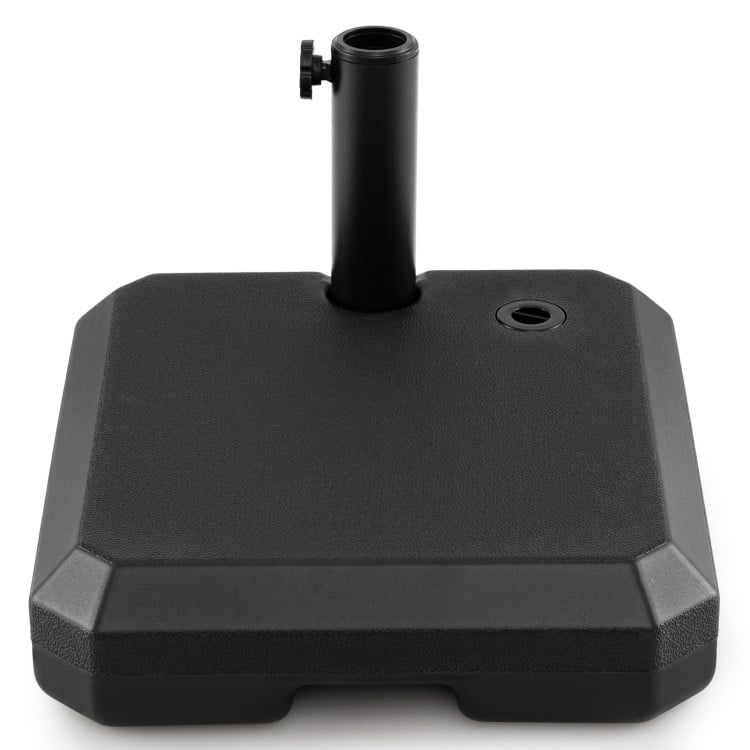 Umbrella Base for Half Patio Umbrellas 48.5 lbs Water & Sand Fillable Umbrella Stand