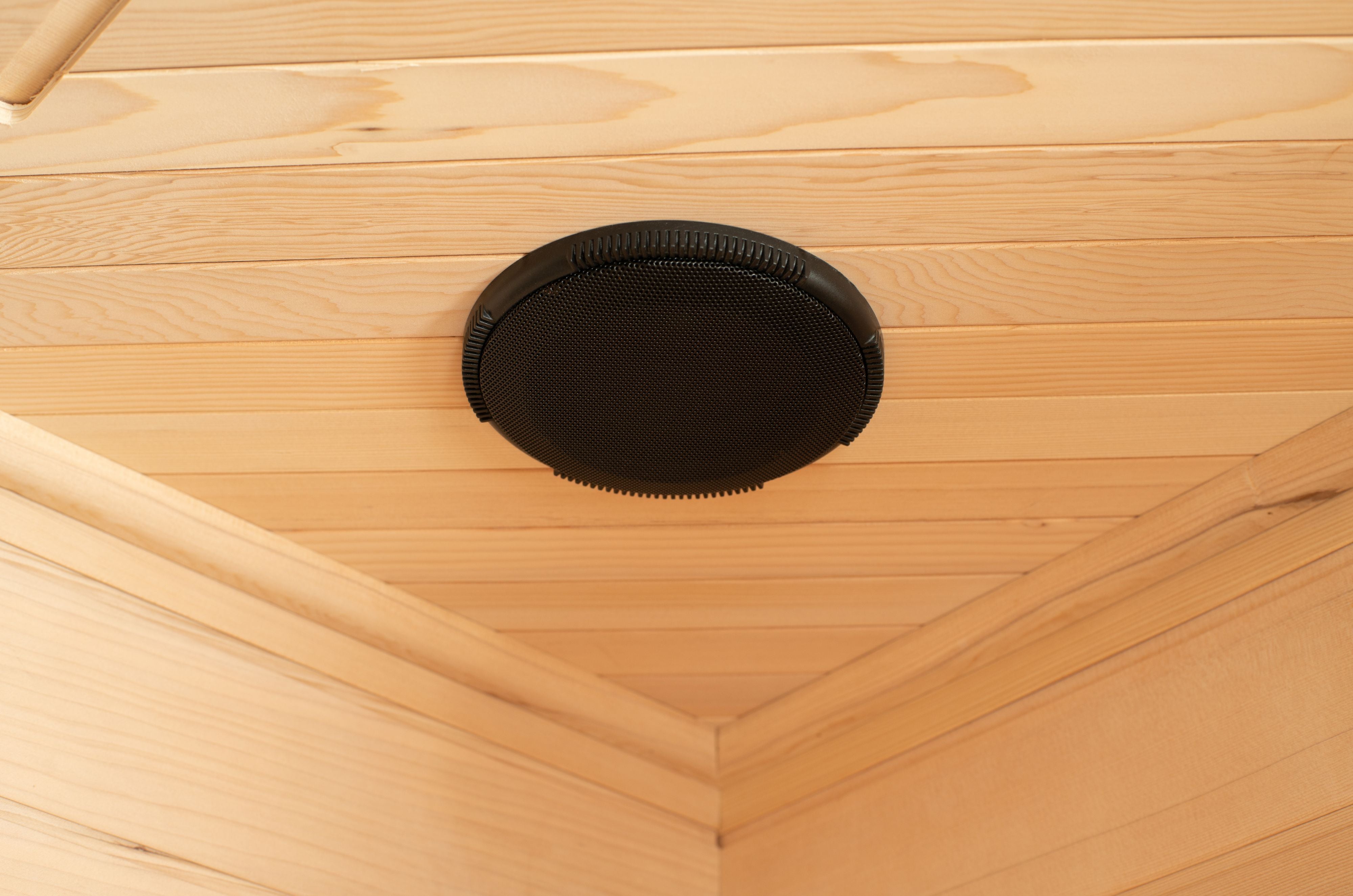 Blisspod, Vienna, Corner Spacious Far Infrared Sauna Canadian Hemlock Ultra Low EMF, 12 Heaters, 4-5 Persons 