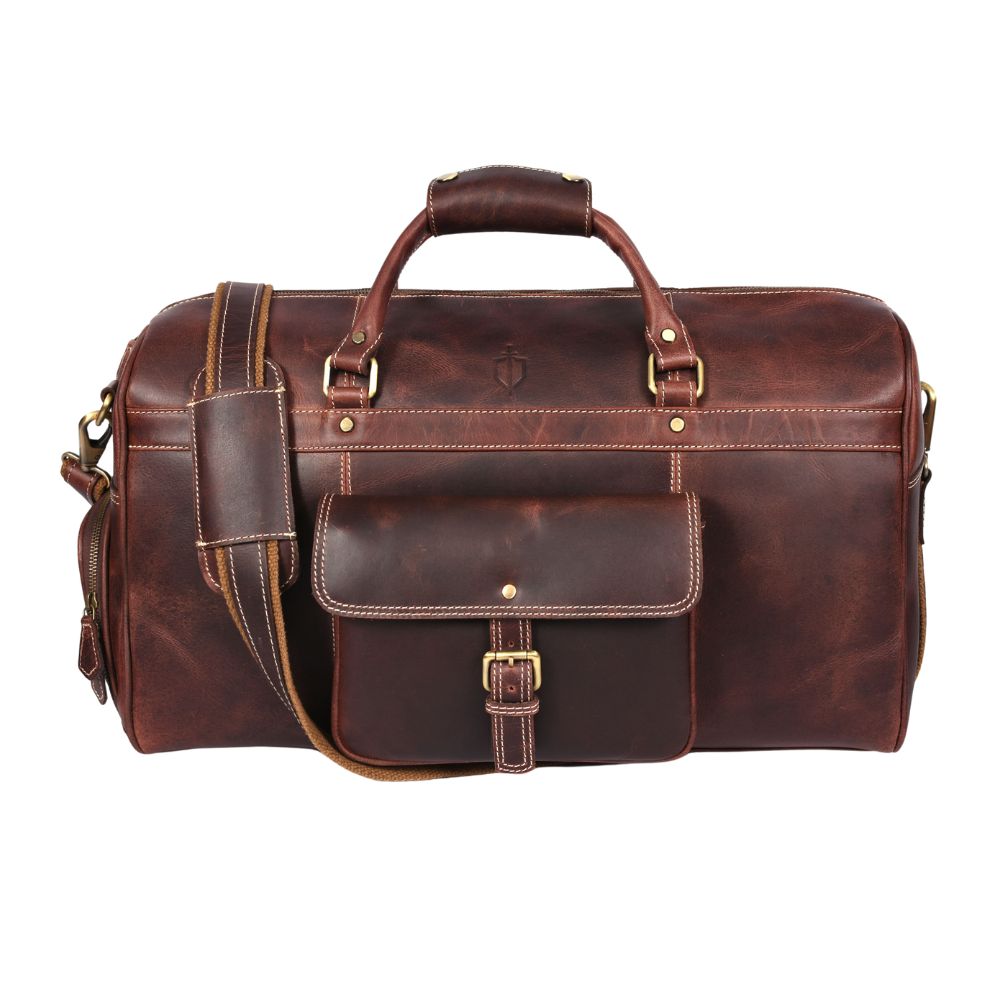 Dorval Leather Travel Bag – Rugged Elegance for Modern Explorers