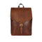Compact European Leather Backpack – Sleek & Durable