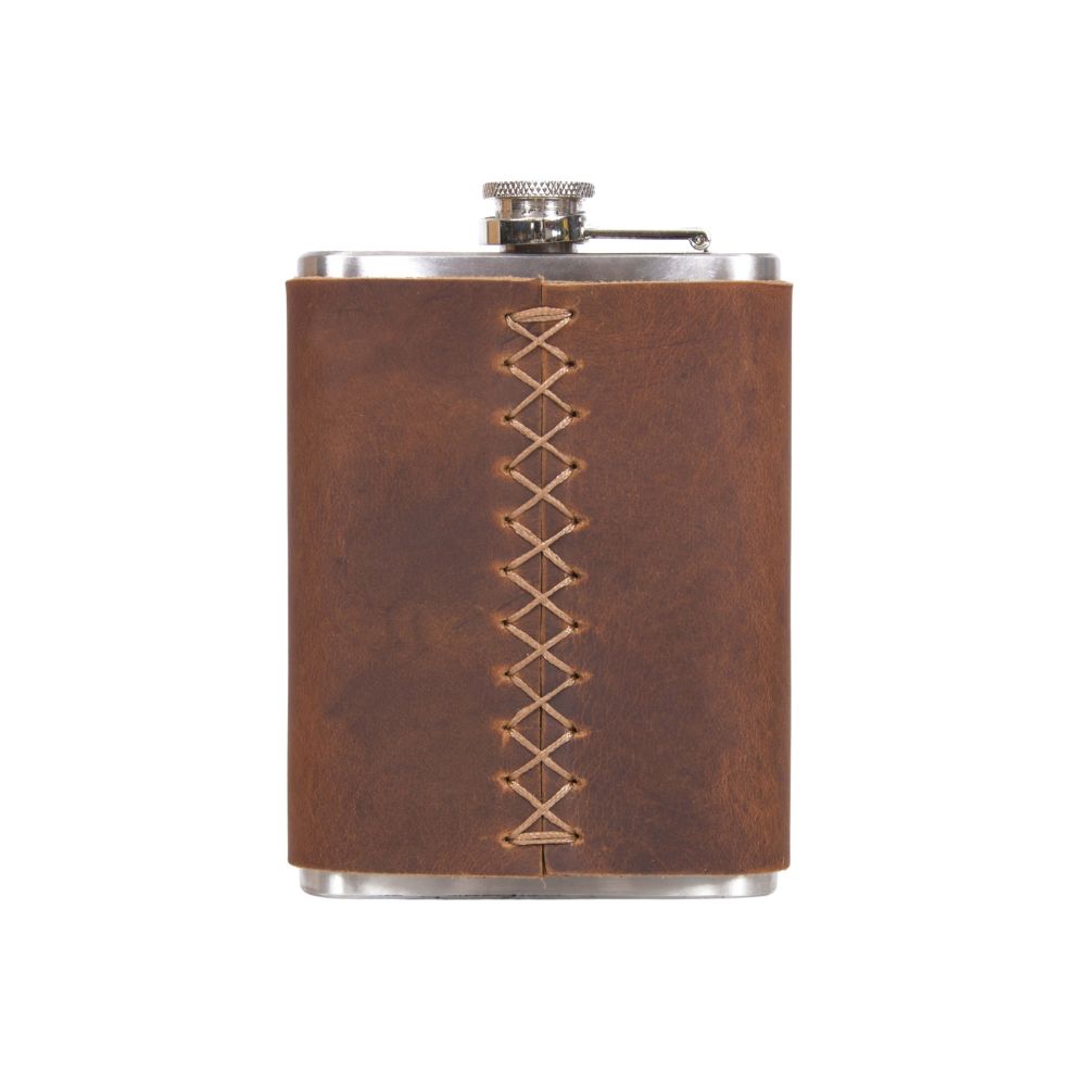 Leather Wine Flask Cover