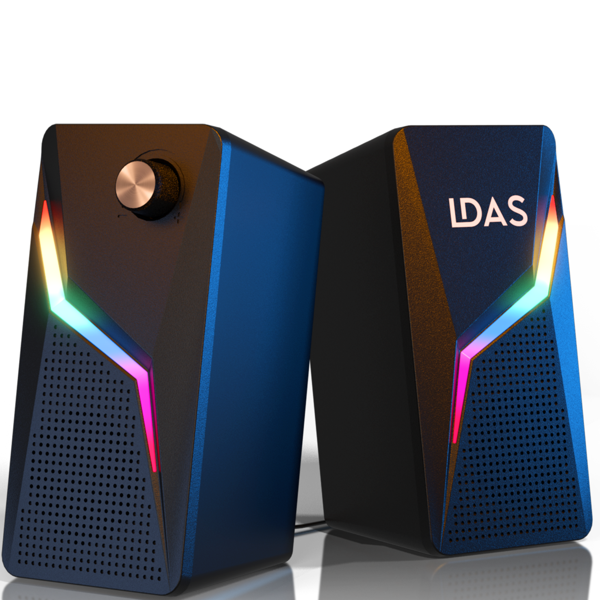 LDAS - A8 Computer Speakers for Desktop Monitor, USB/USB-C Powered PC Speakers 