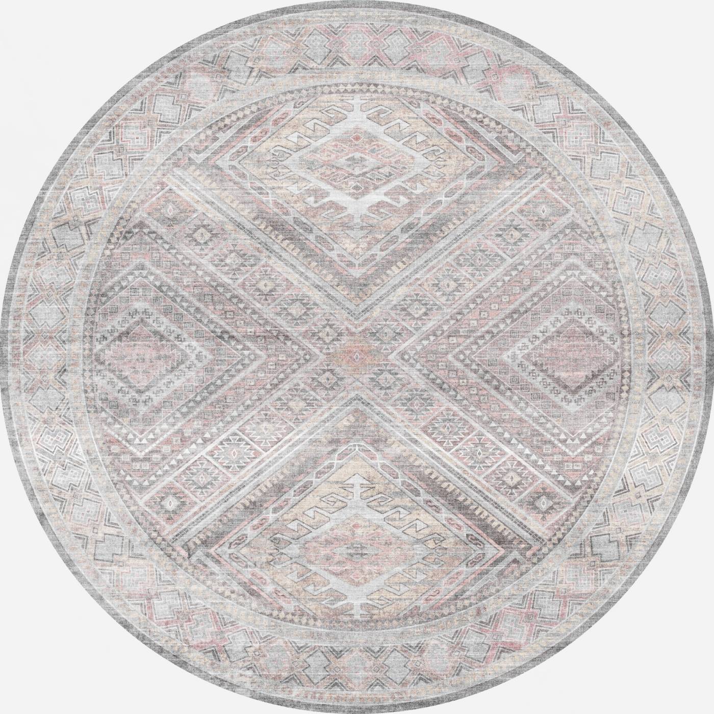 Alexa Silver Pink Purple Rug 
