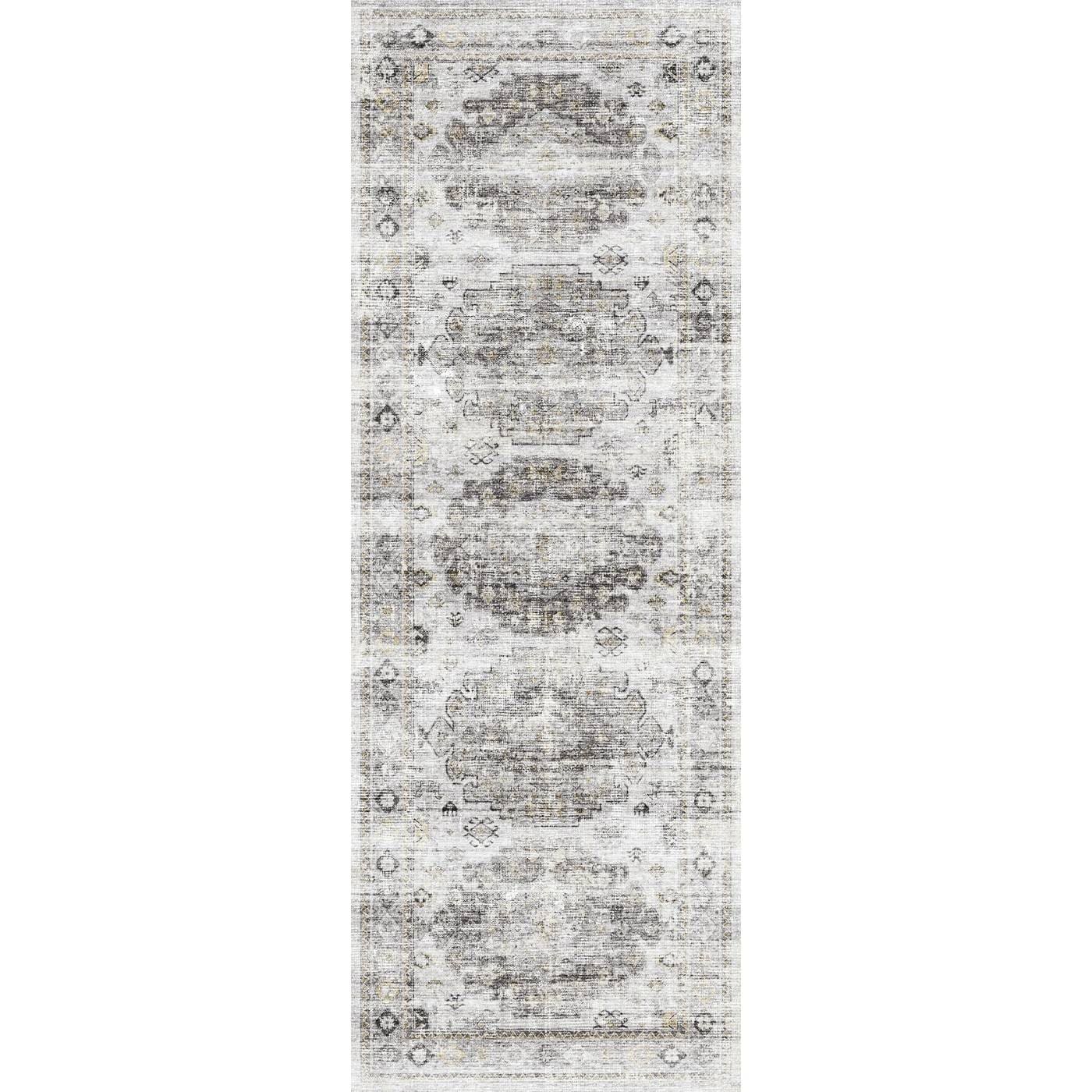 Kyra Silver Grey White Rug 