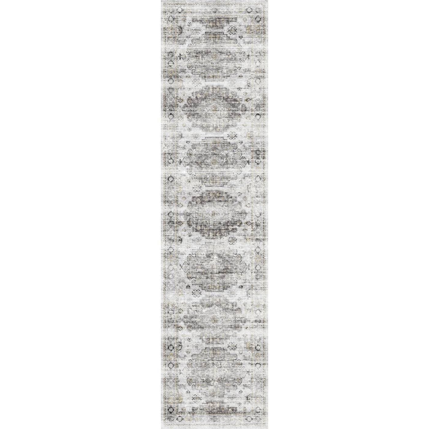 Kyra Silver Grey White Rug 