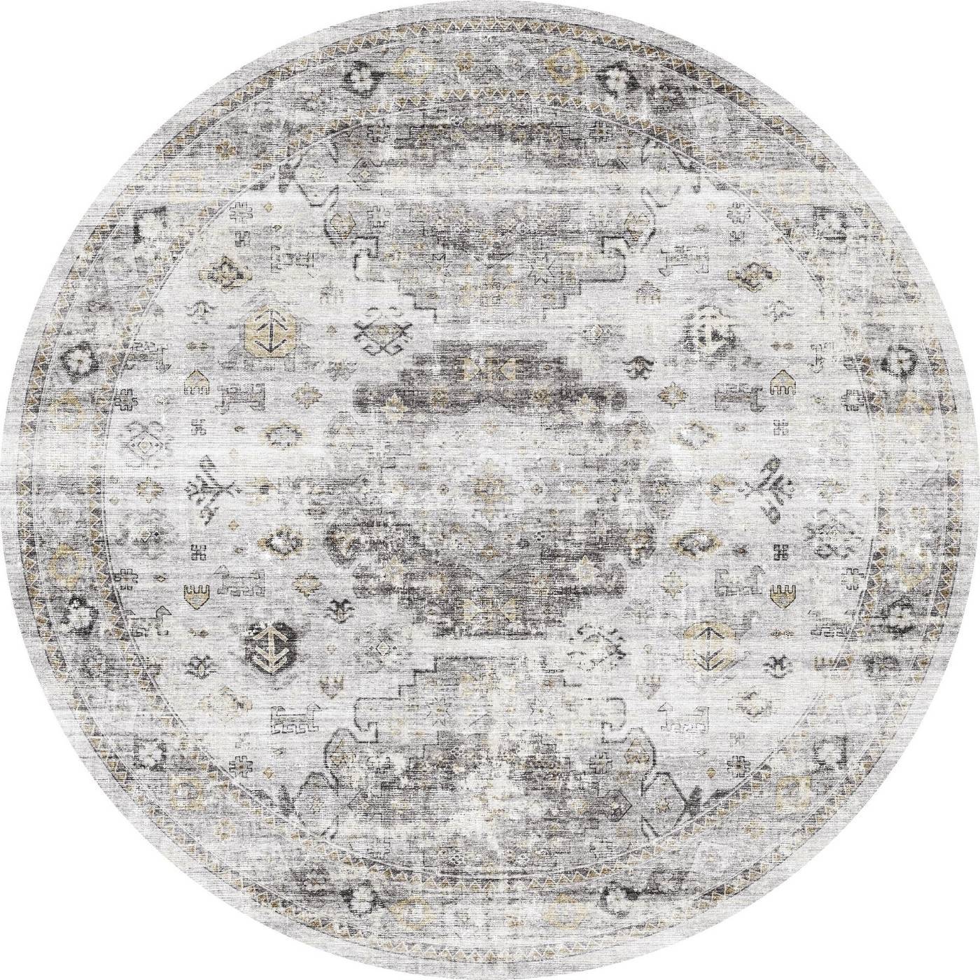 Kyra Silver Grey White Rug 