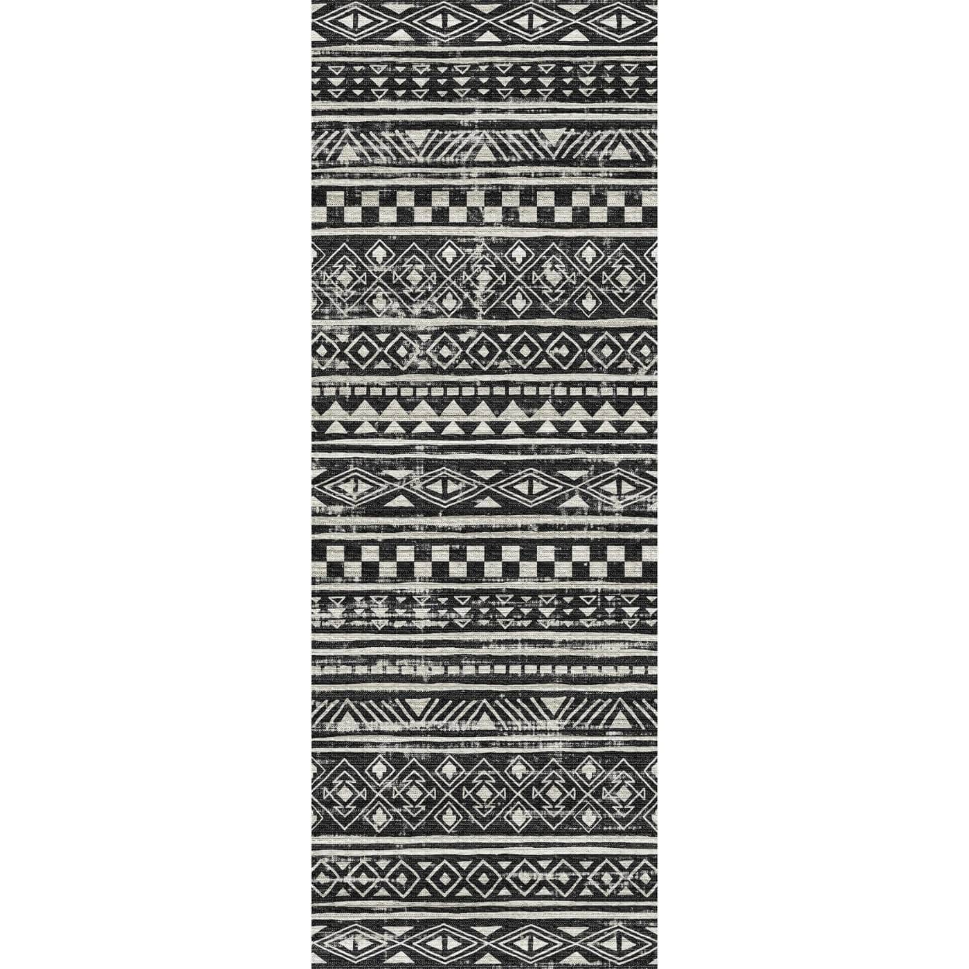 Nadine Black & White Rug 