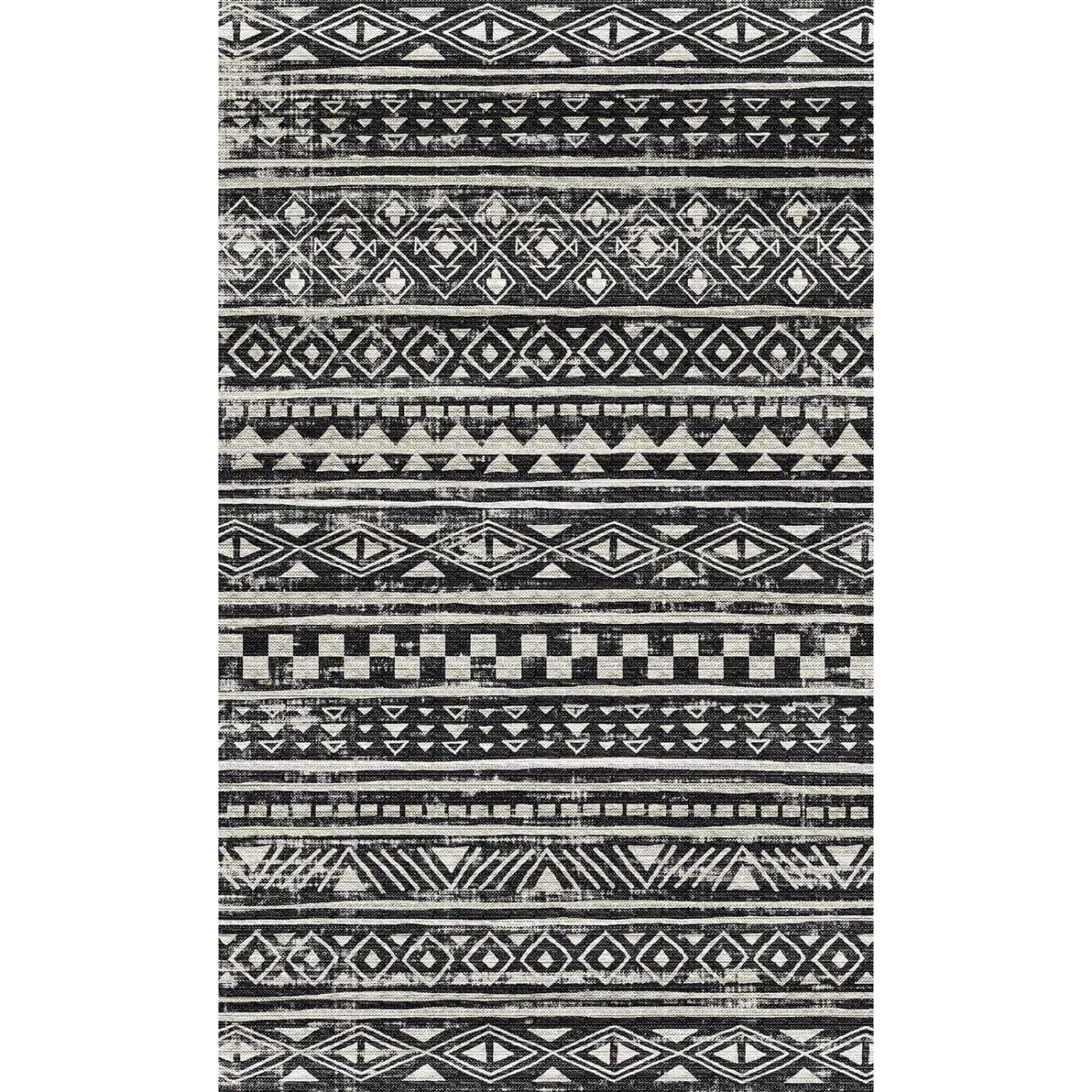 Nadine Black & White Rug 