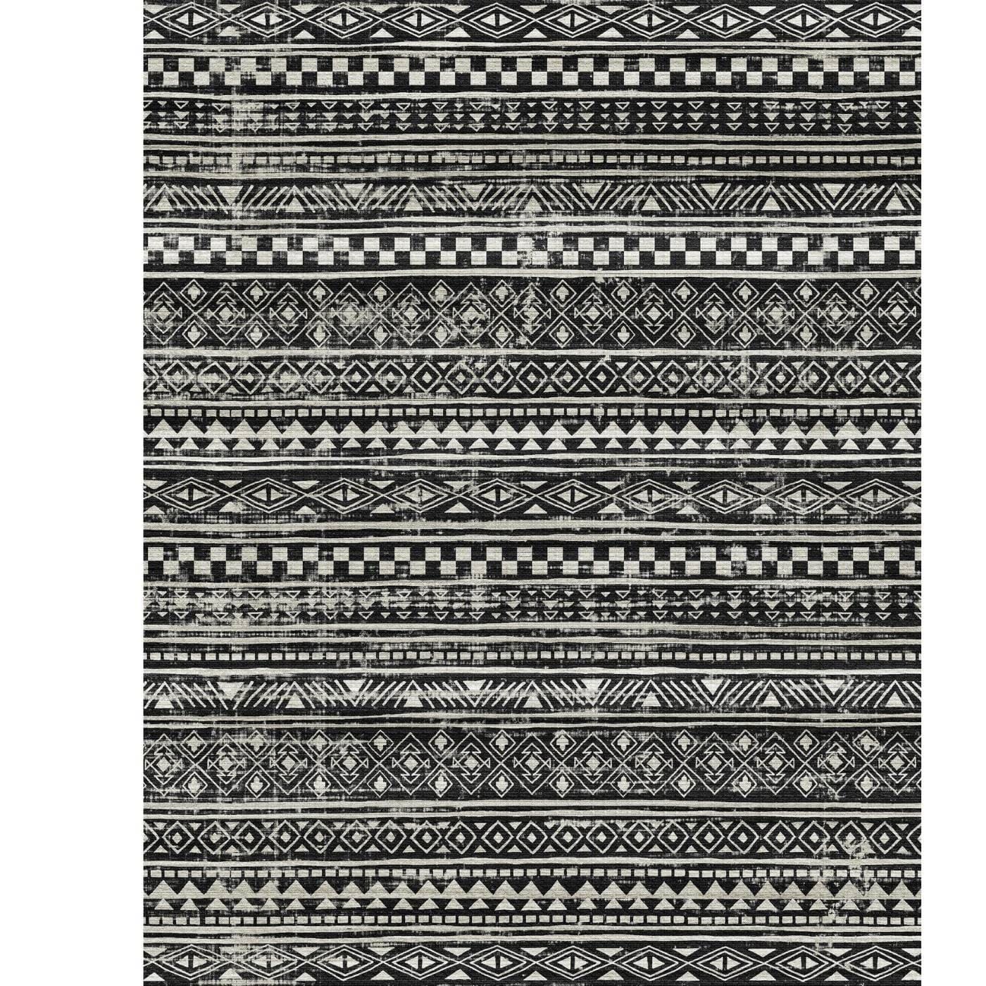 Nadine Black & White Rug 