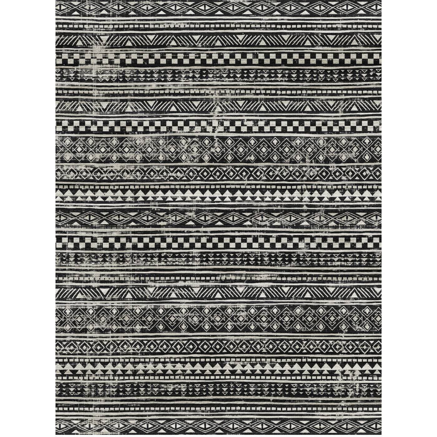 Nadine Black & White Rug 
