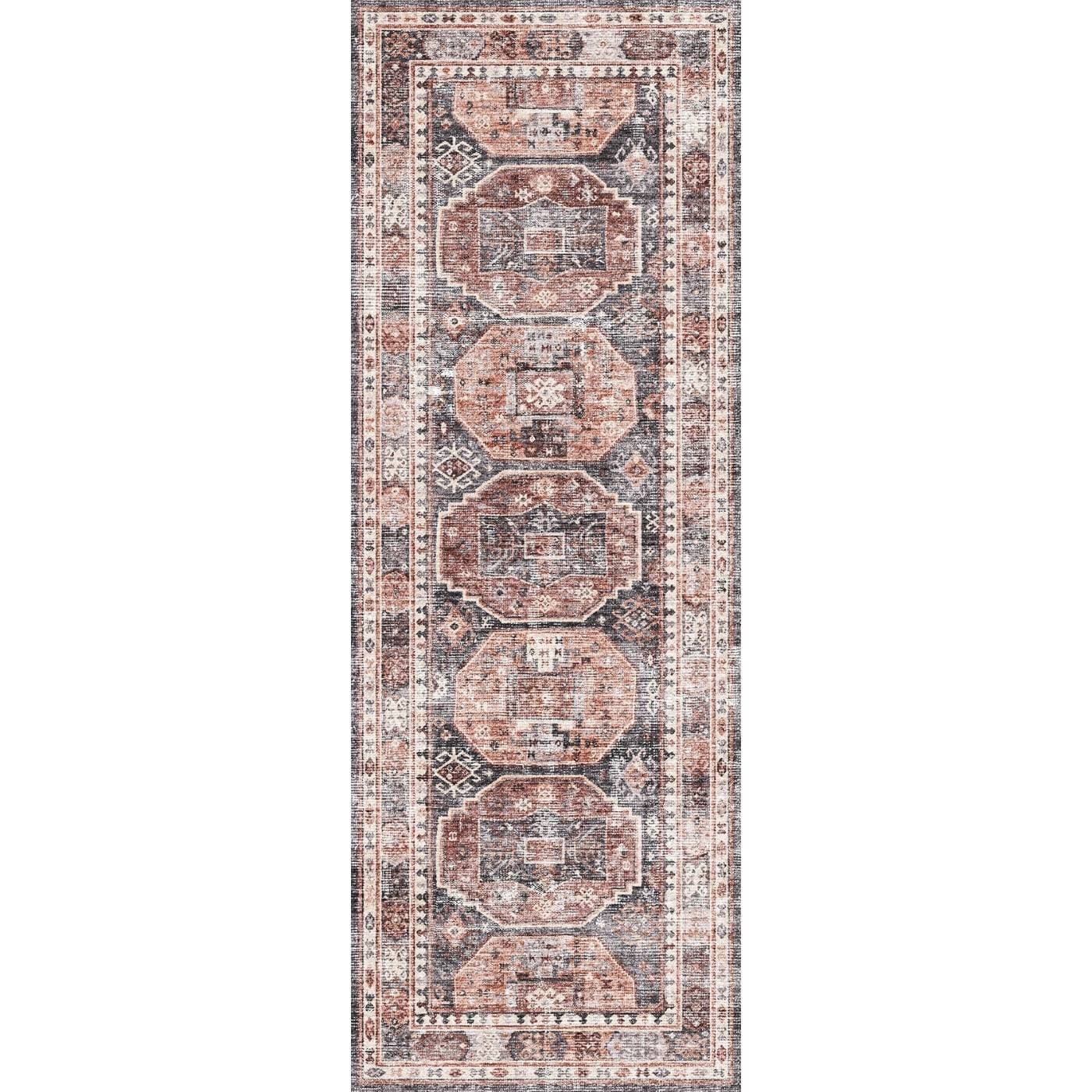 Zenda Rose Purple Rug 