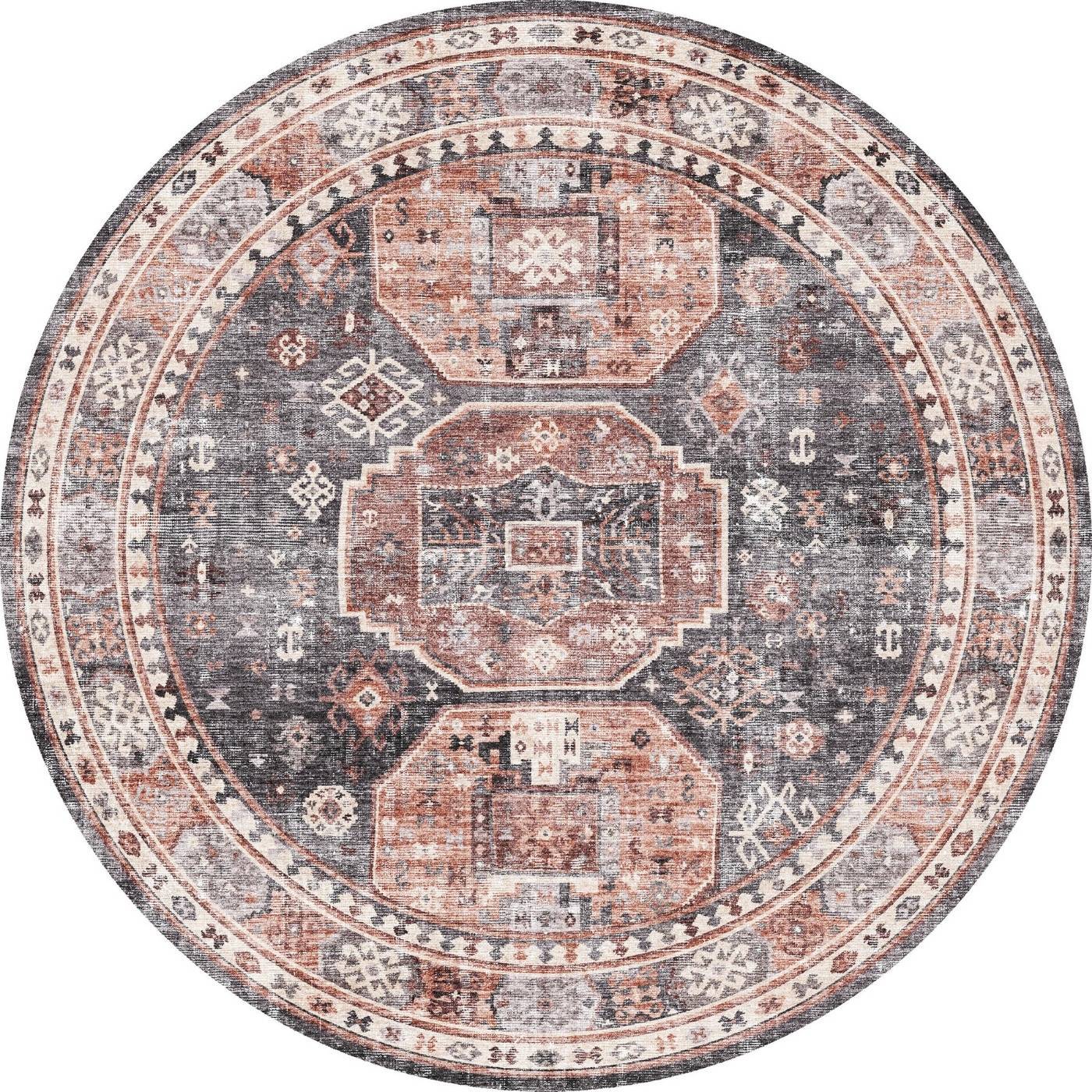 Zenda Rose Purple Rug 