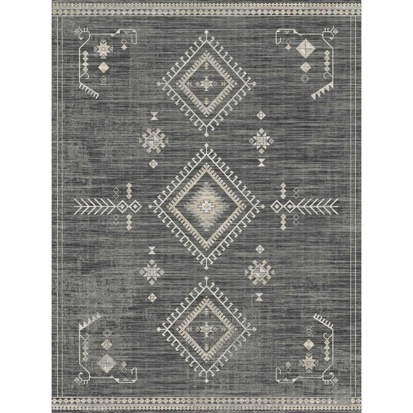 Khaleesi Black Yellow Sand Rug 