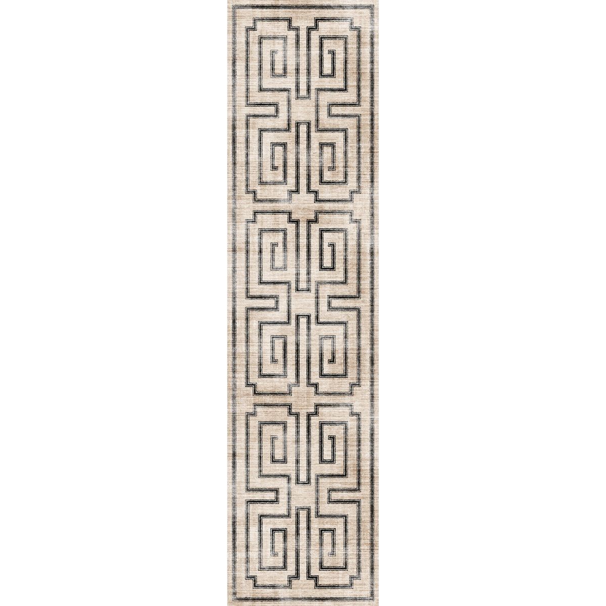 Noa Natural Black Rug 