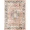 Riverra Terracotta Black Rug – Persian-Inspired Washable Area Rug with Rich Terracotta, Blue & Black Tones