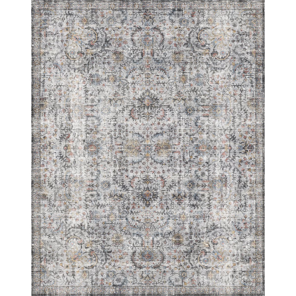 Hialeah Silver Pastel Blue Rug 