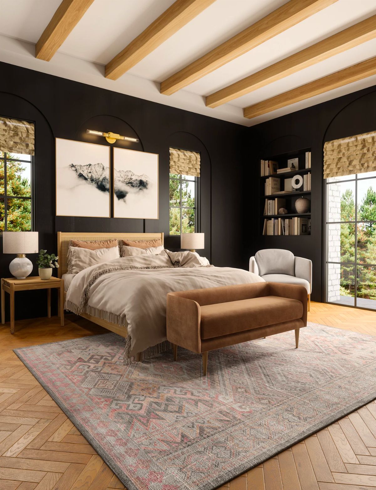 Alexa Silver Pink Purple Rug 