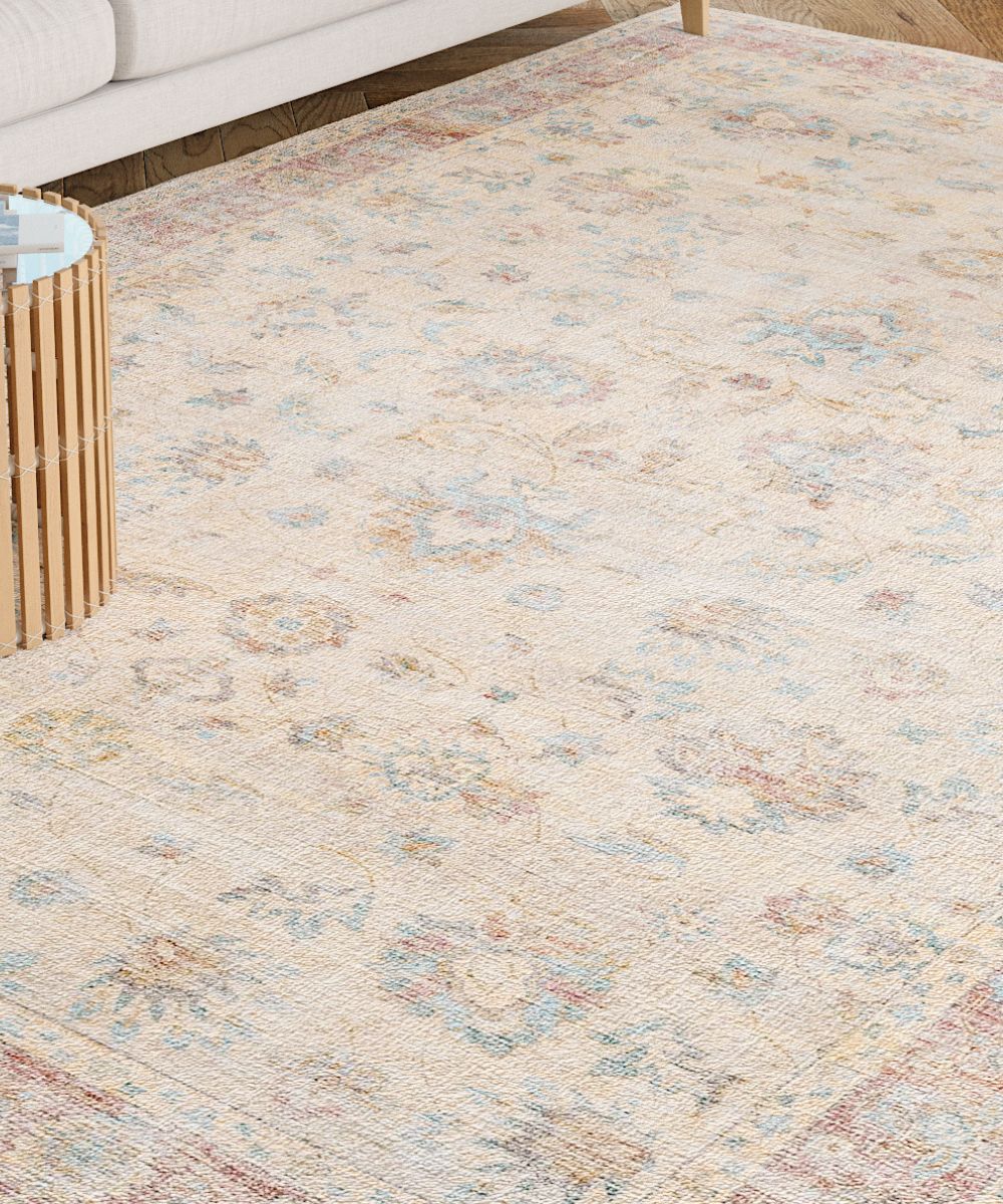 Aria Yellow Rose Lagoon Rug 