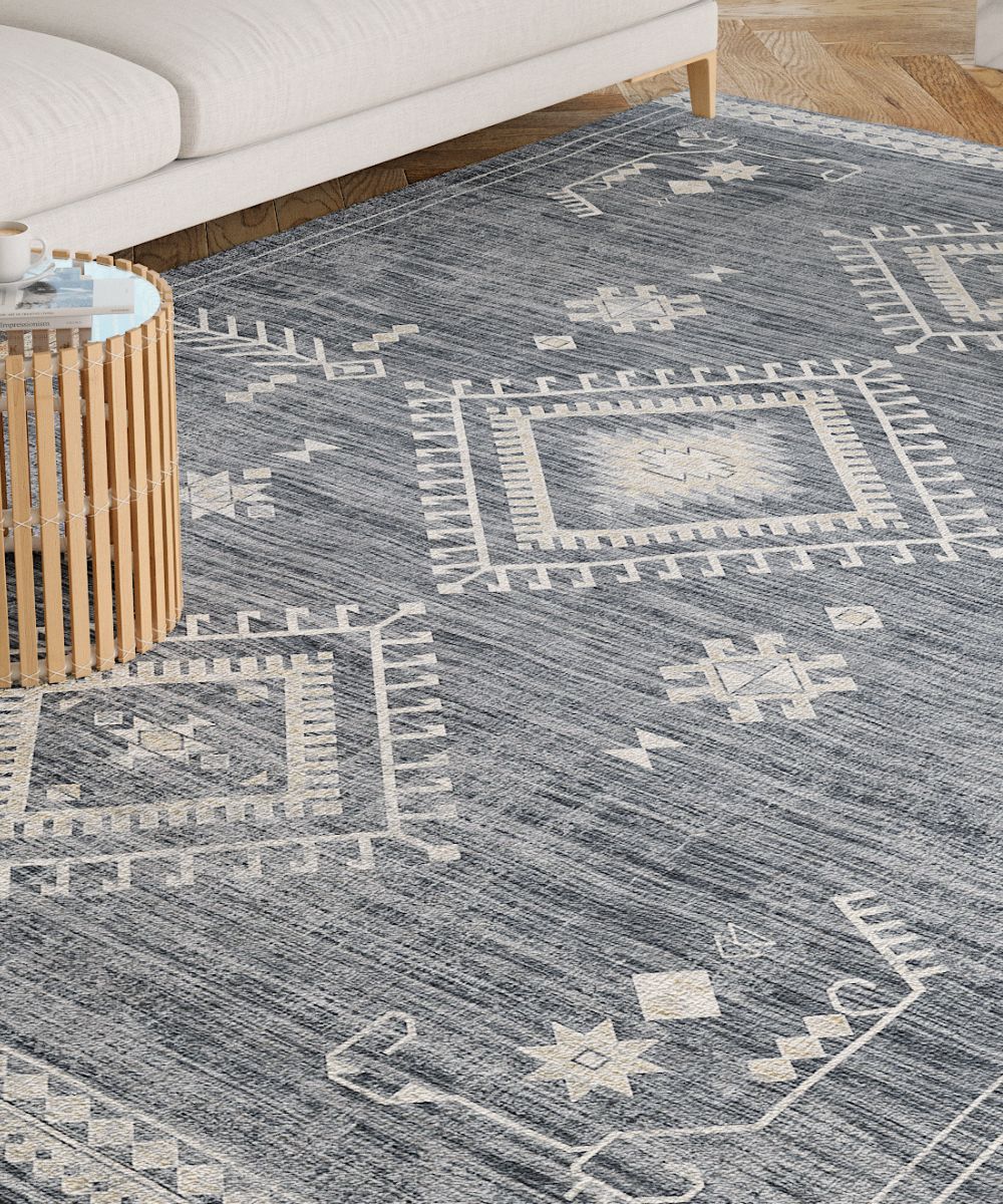 Khaleesi Black Yellow Sand Rug 