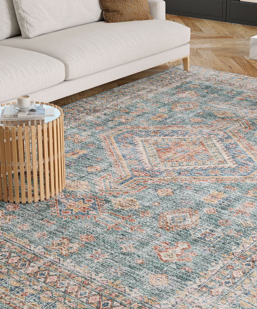 Abrama Green Rug 