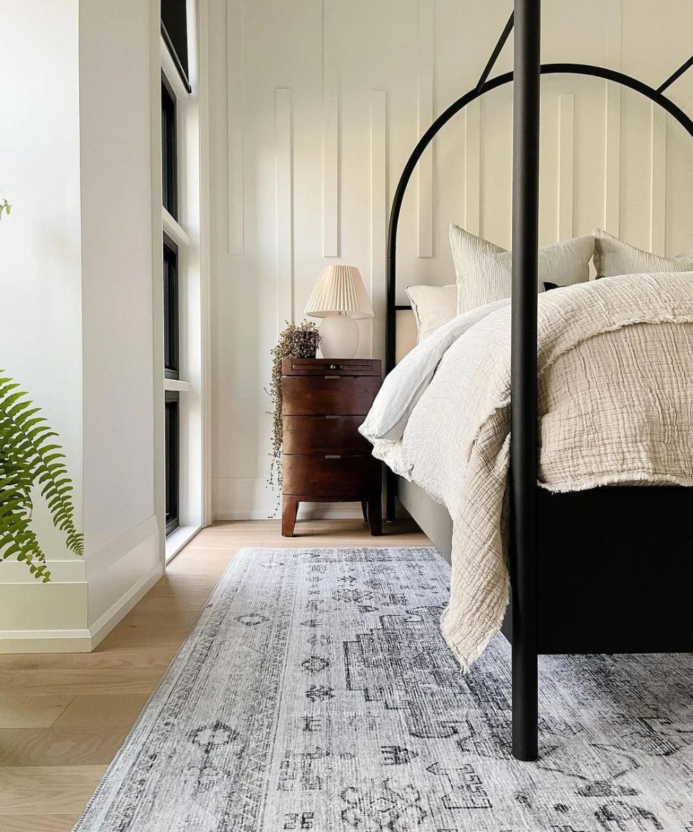 Kyra Silver Grey White Rug 