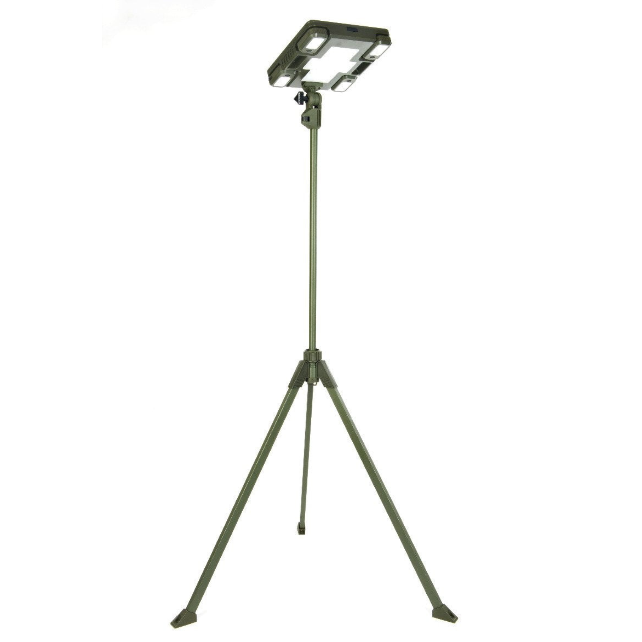 TRU De-LIGHT WHITENIGHT Multipurpose LED Solar / AC / DC - Garden, Camping Main Light + 4 Independent Detachable Multi Mode Side Lights / Tripod + Carrying Bag 