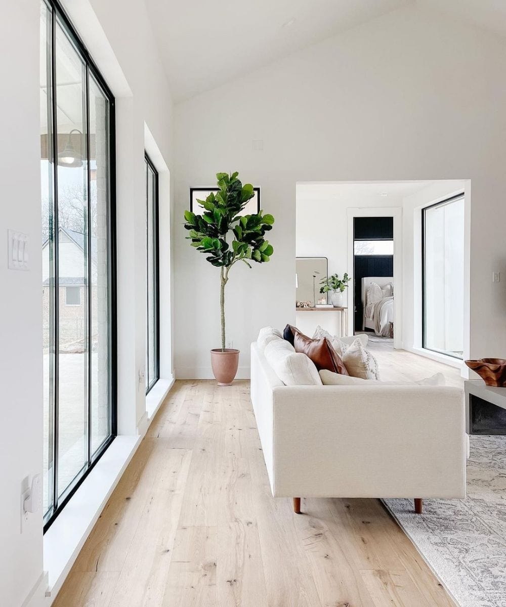 Mila Artificial Fiddle Leaf Potted Plant (Multiple Sizes) 