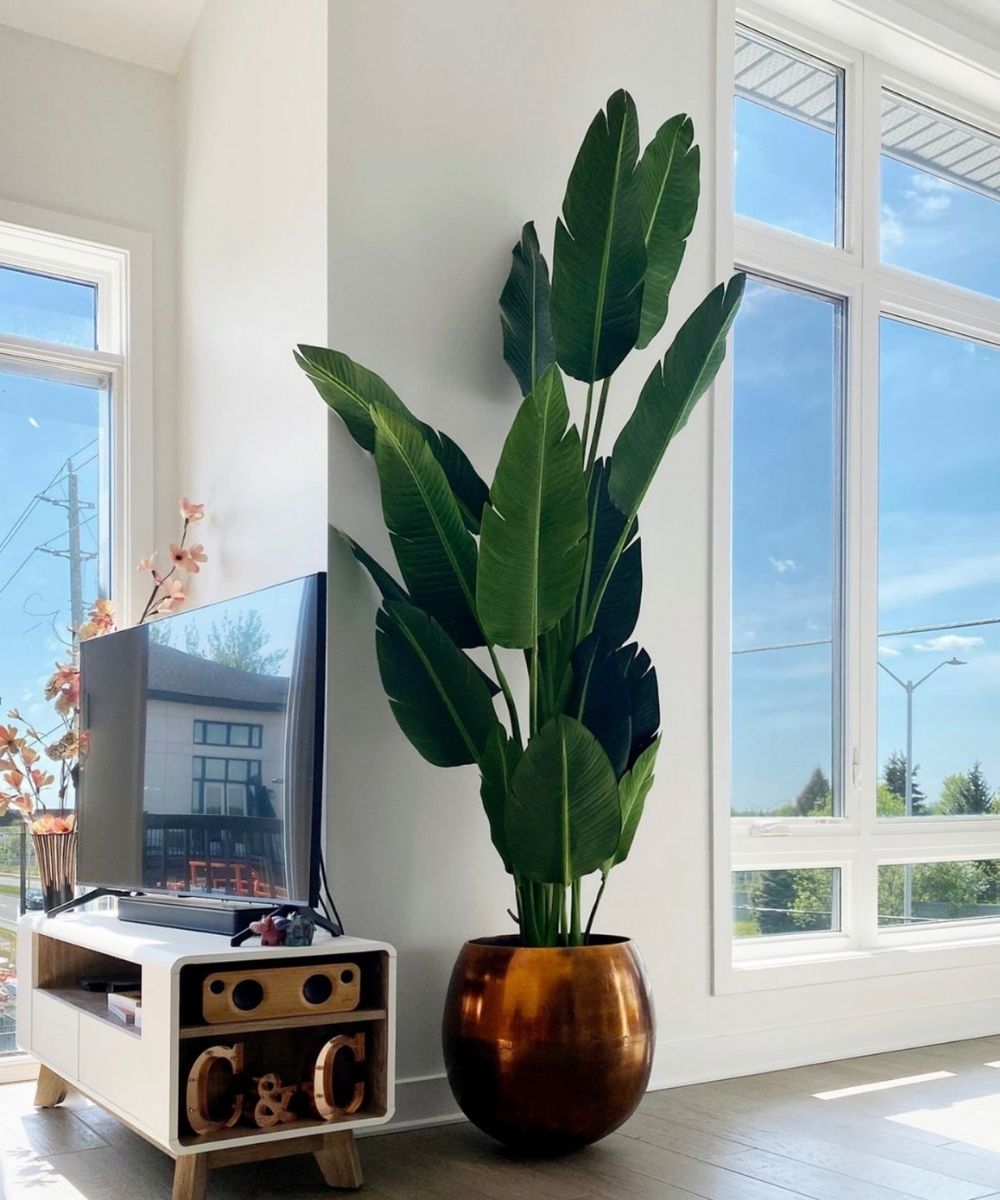 Gaby - Copper Brass Mid-Century Planter (Multiple Sizes) 