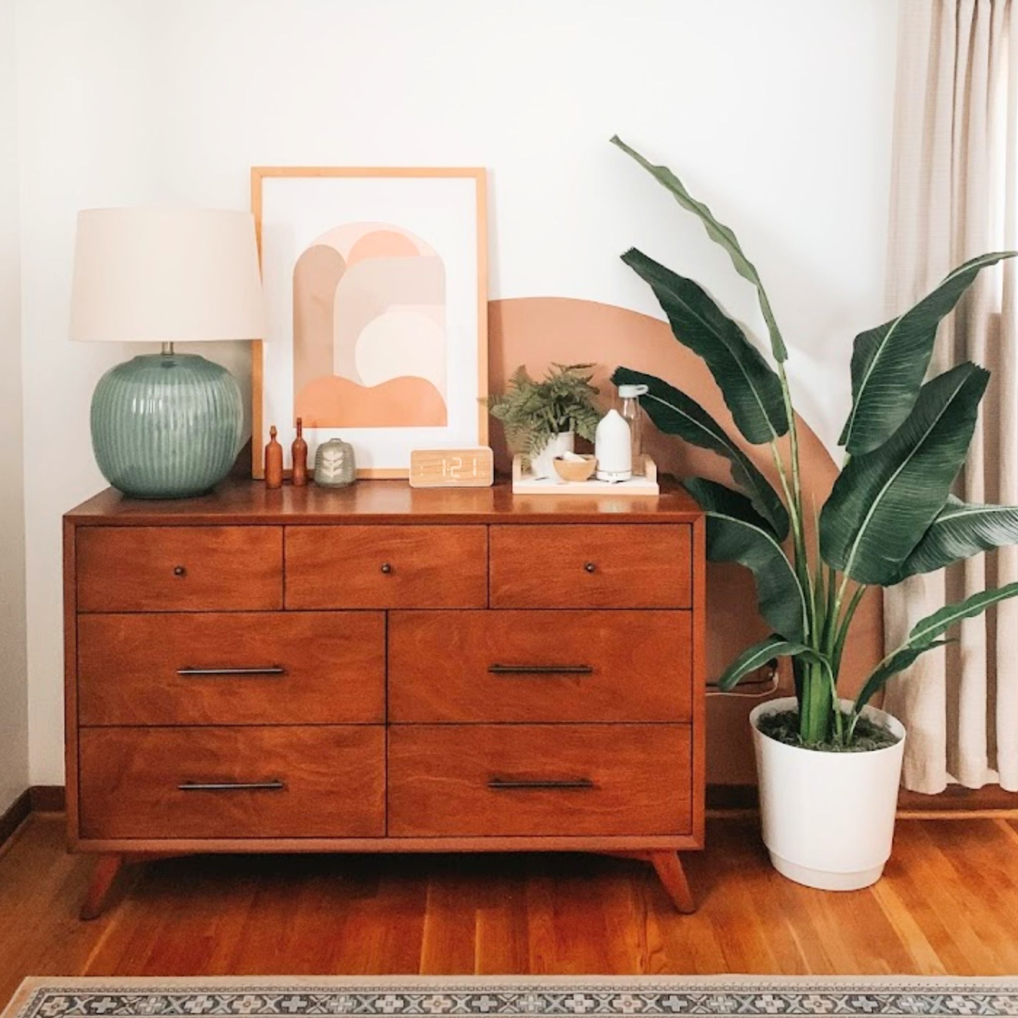 Dani Artificial Travellers Palm Tree Potted Plant (Multiple Sizes) 