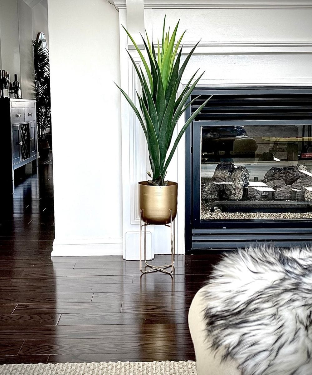 Tila Artificial Agave Tree Potted Plant 3' 