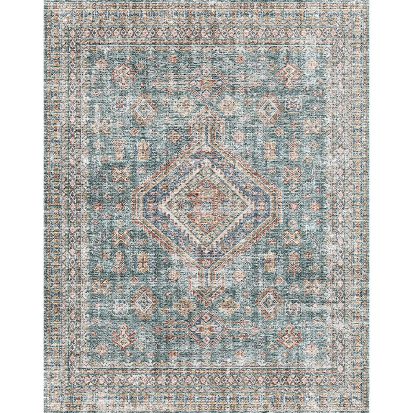 Abrama Green Rug 
