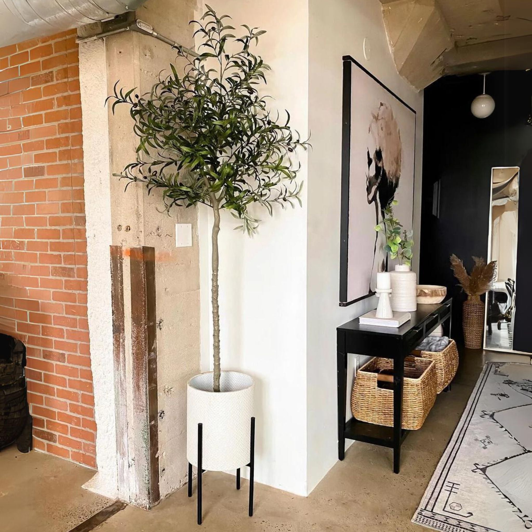 Oli Artificial Olive Tree Potted Plant (Multiple Sizes) 