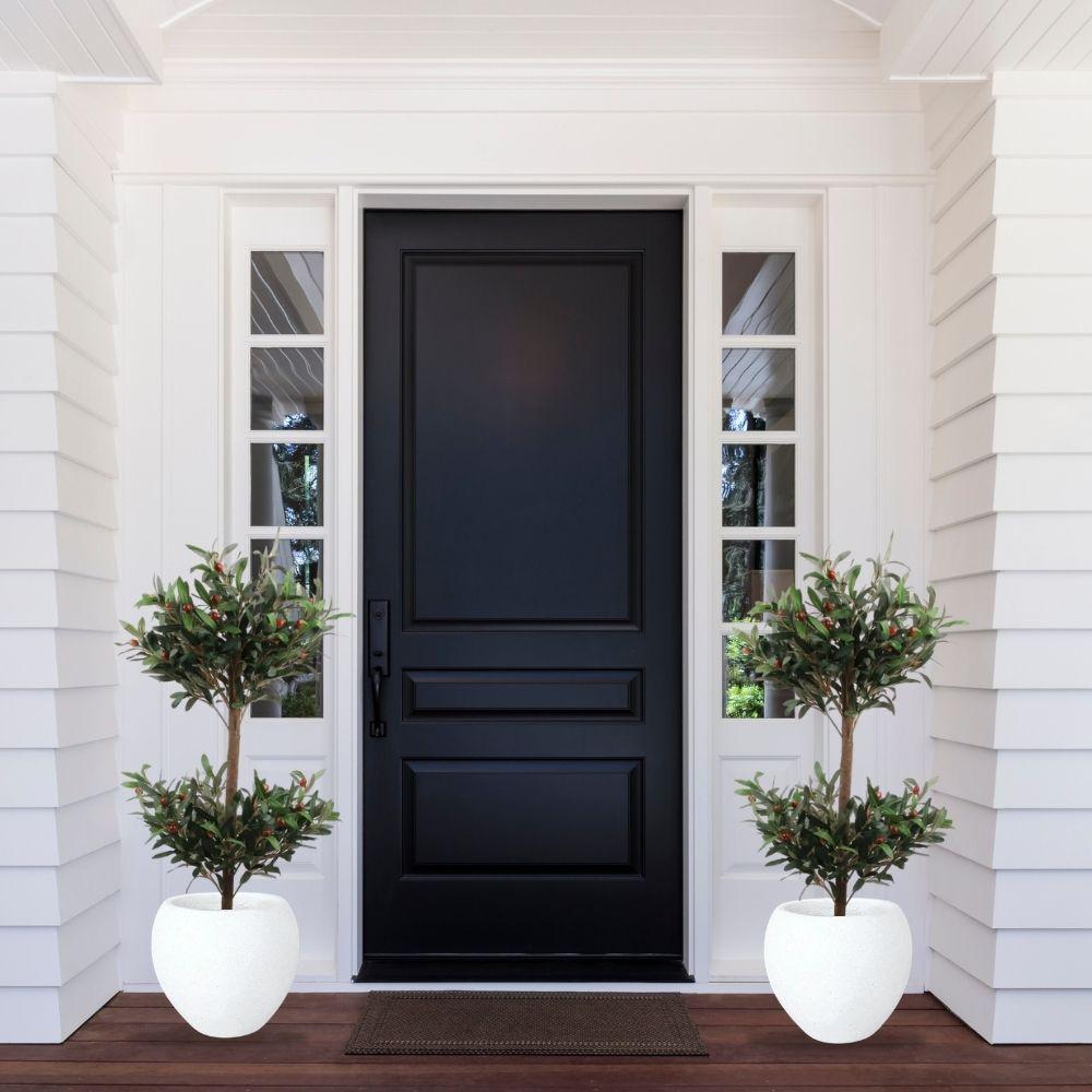 Sandy Potted Boxwood Topiary Plant 4.3' 