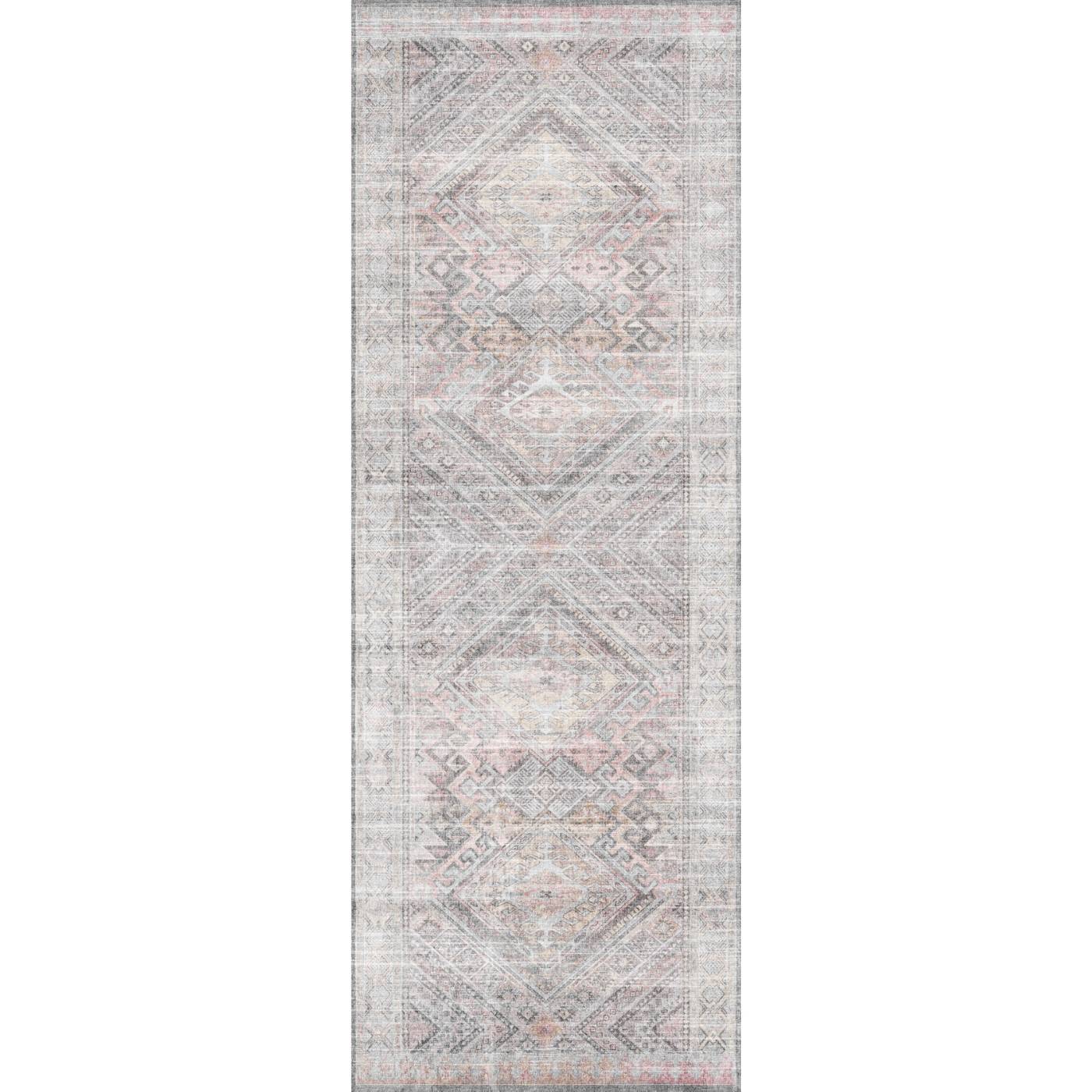 Alexa Silver Pink Purple Rug 
