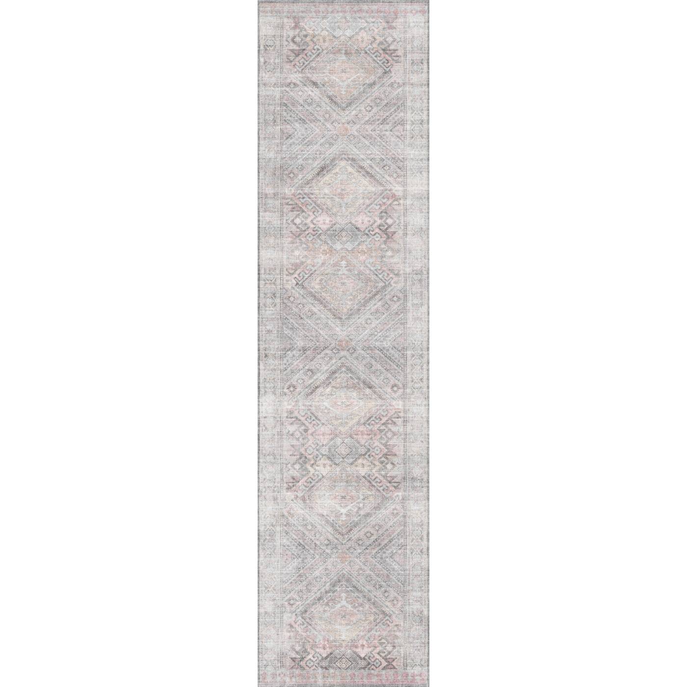 Alexa Silver Pink Purple Rug 