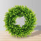 Elsie Artificial Eucalyptus Wreath 18.9'' – Lifelike Greenery Décor for Front Door, Wall, Fireplace, or Event Display