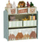 Qaba Toy Organizer with 6 Storage Bins, 25
