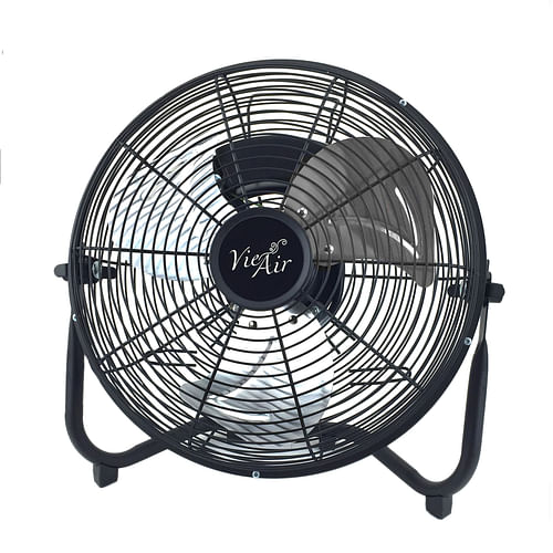 Vie Air 20 Inch Industrial Tilting High Velocity 3 Speed Metal Floor Fan - Free Shipping 