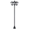 Outsunny Solar LED Garden Light: Outdoor Energy-Efficient Lighting with Sturdy Waterproof Base