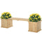 Outsunny Raised Garden Planter Bench 69.25