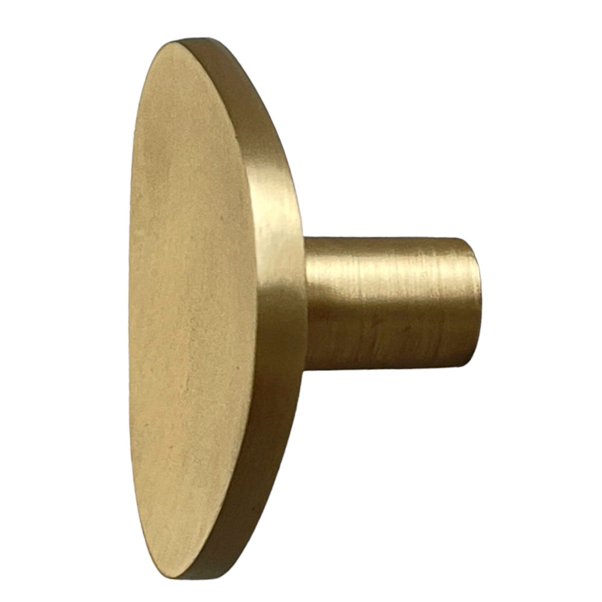 Brass Knob, Satin Brass 