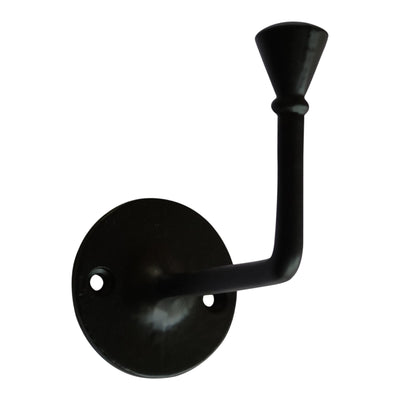 Versatile Wall Hooks with a Timeless Look, Black 