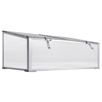 Outsunny Outdoor Indoor Grow Enclosure: 39''x23.5''x17.25'' with Adjustable Sunshine Board Cold Frame Larger Cavity 