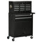 DURHAND Rolling Tool Chest - 6-Drawer Set with Lockable Wheels, Portable Tool Box & Storage Cabinet, Removable Top