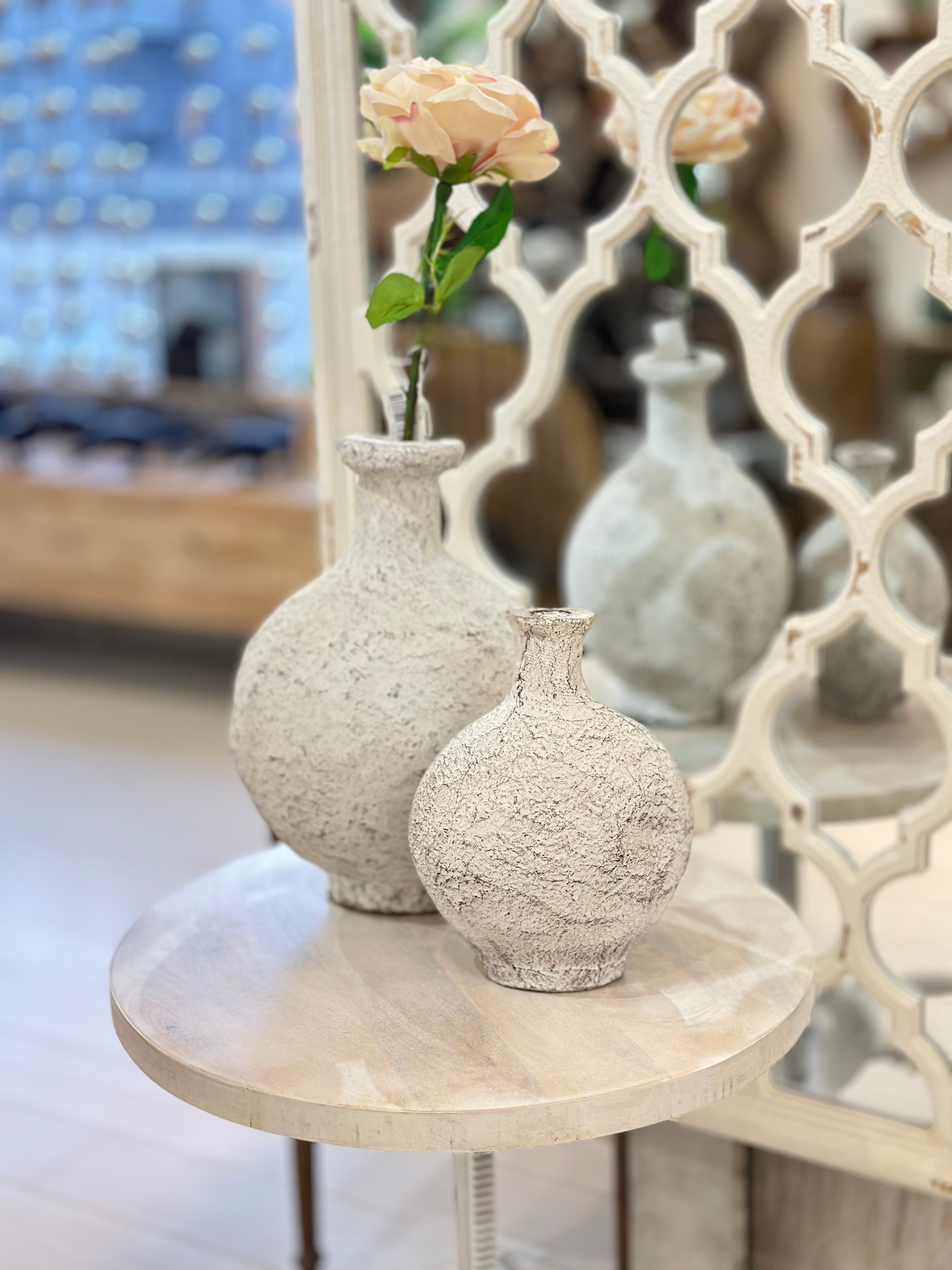 Papermachi Pot, Small, Antique Gray 