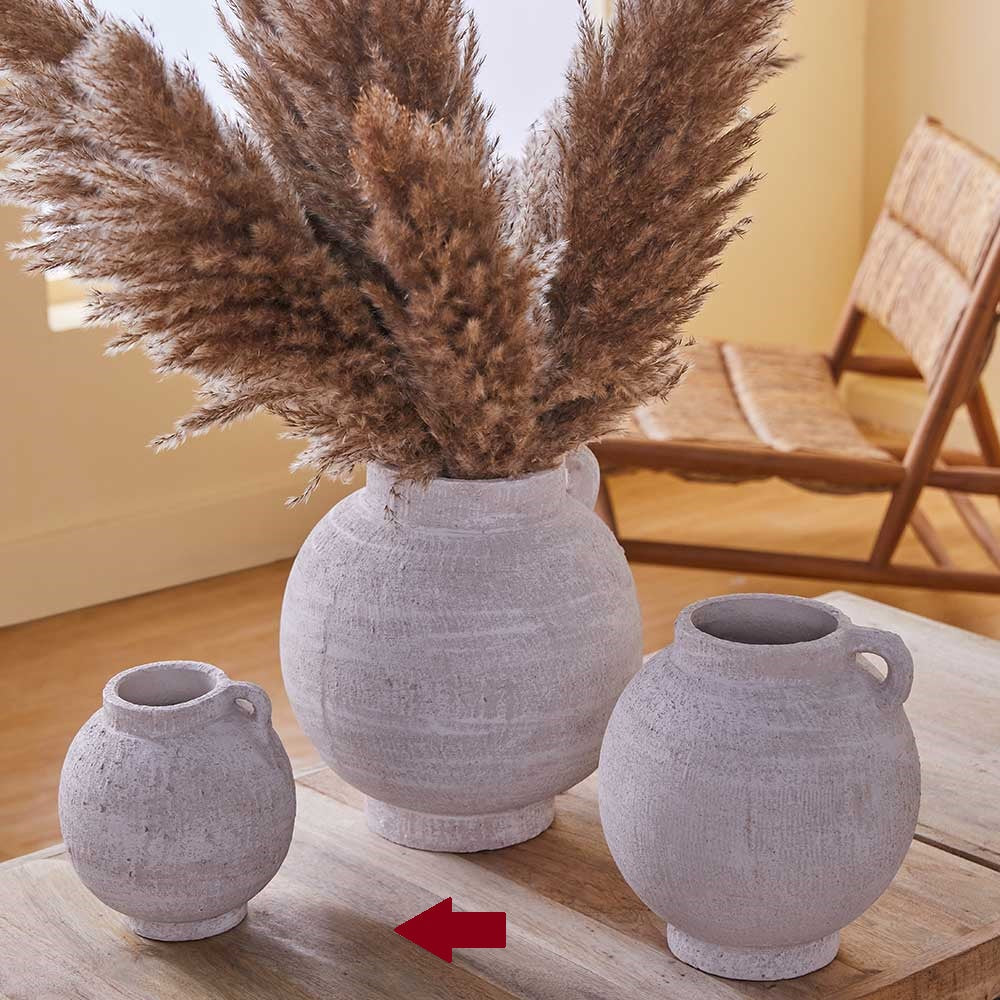 Rose Rapids Cement Pot (VV-24424S) 