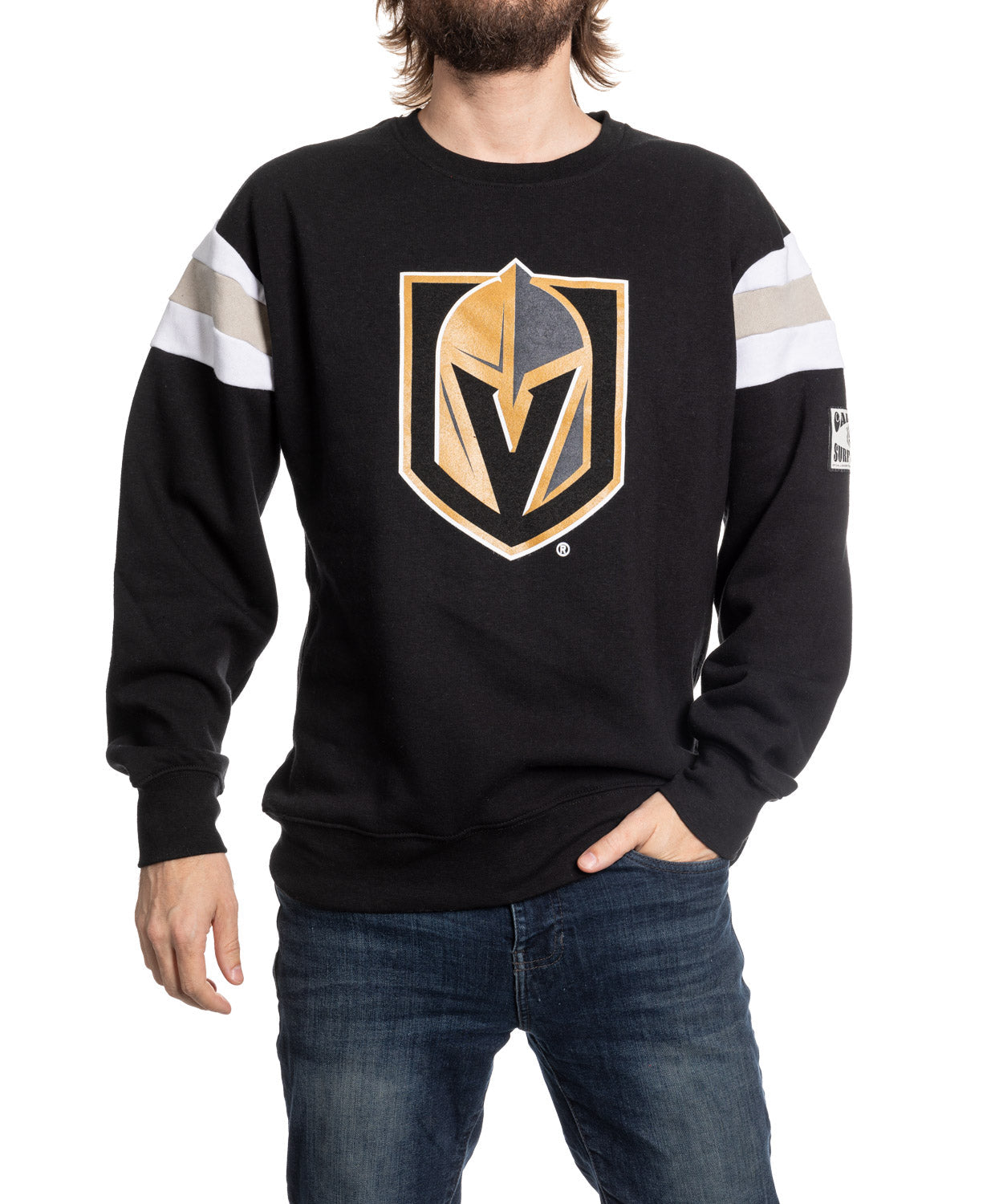 Vegas Golden Knights Varsity Retro Style Crewneck Sweater 