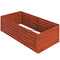 Outsunny Galvanized Raised Garden Bed, Steel Outdoor Planters with Reinforced Rods, 71